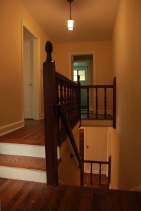Cleveland Homes for Rent on Wyatt Rd stairway              