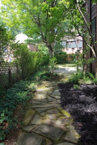 Cleveland Homes for Rent on Wyatt Rd stone walkway              