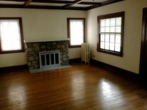 Homes for Rent Cleveland Heights Ohio on Kirkwood Rd fireplace