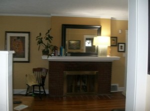 Cleveland Heights Homes for Rent on Maple Rd fireplace