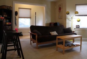 Cleveland Homes for Rent in Tremont living room